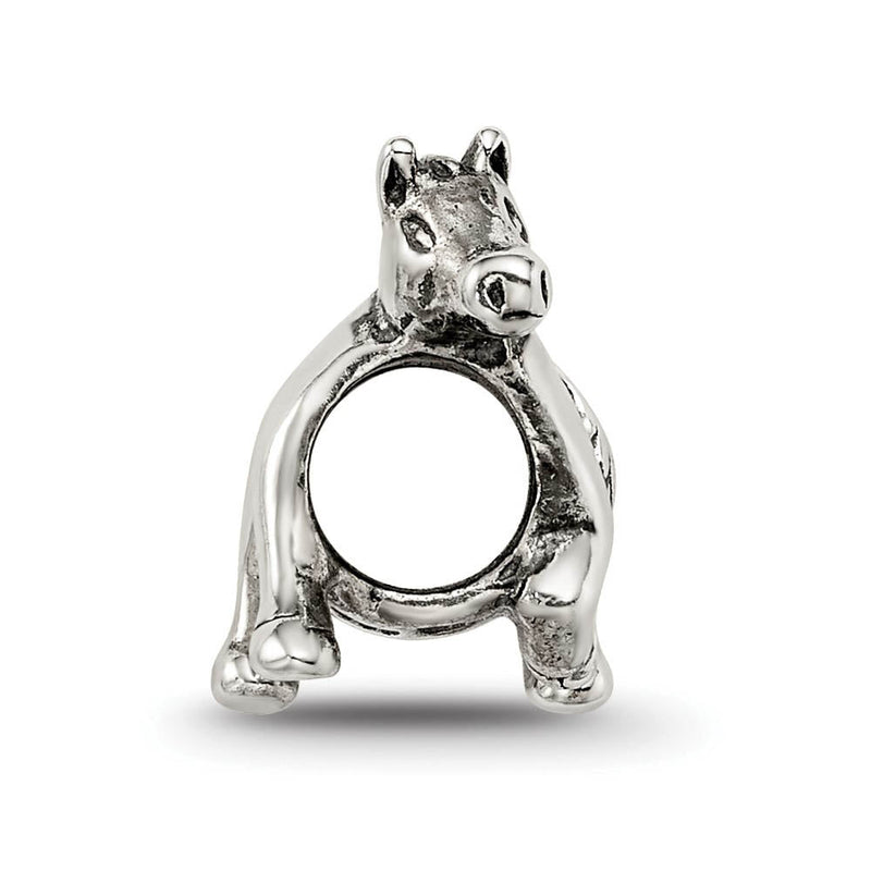 Sterling Silver Horse Bead Charm