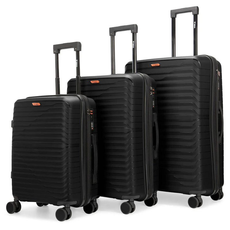 Excavator 3 Piece Expandable Tough Luggage Set
