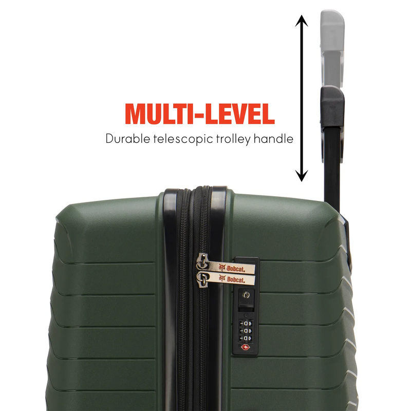 Excavator 3 Piece Expandable Tough Luggage Set