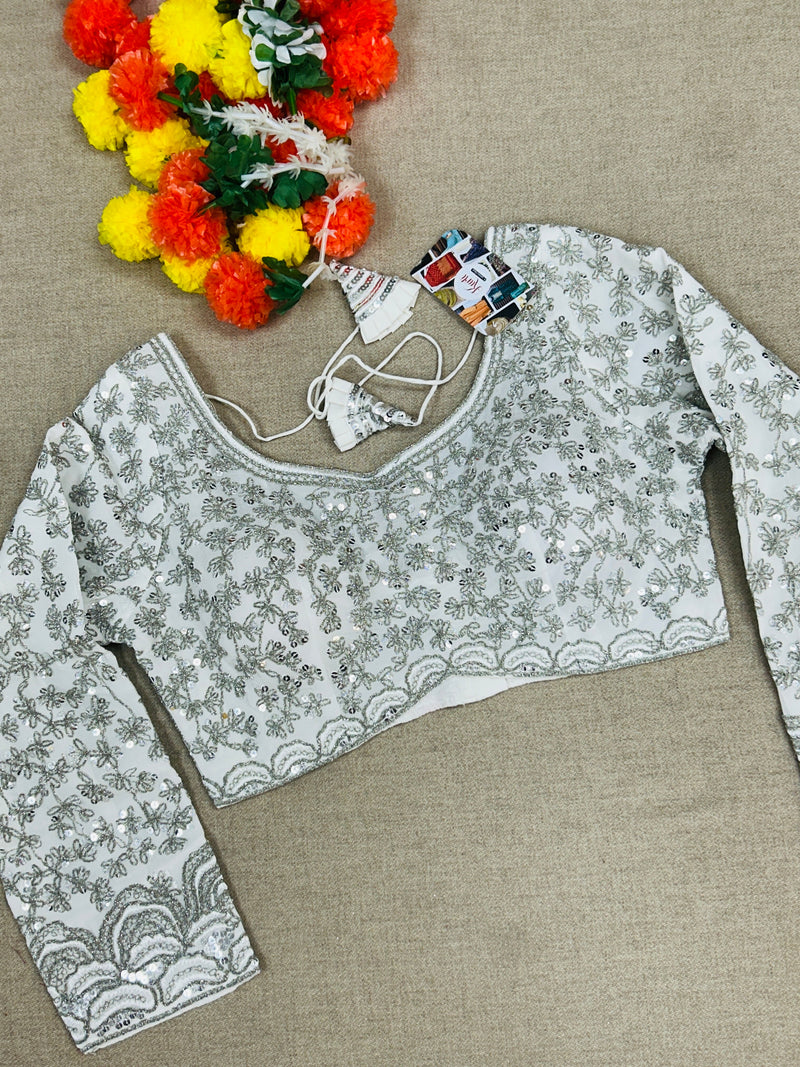 Silver work blouse