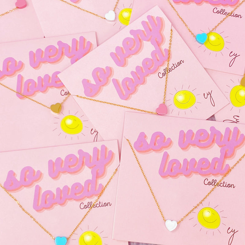So Very Loved Heart Necklace – Waterproof Gold Chain