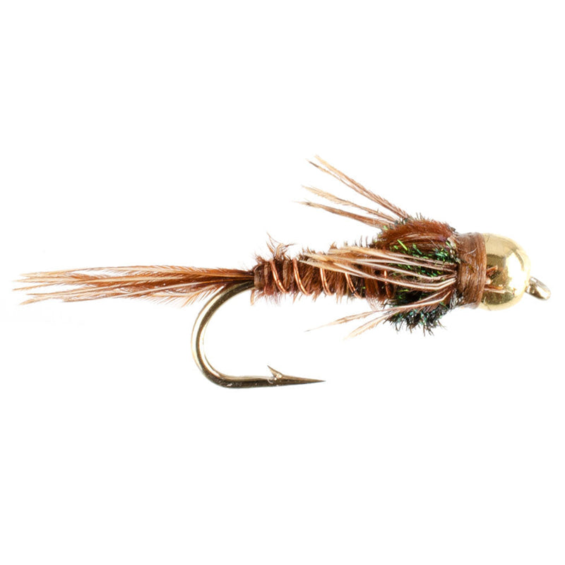 Basics Collection - Beaded Pheasant Tail Nymph Assortment - 10 Flies #14-18