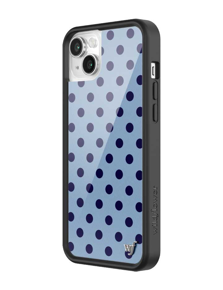 Polka Dot | Blue and Navy Blue iPhone Case