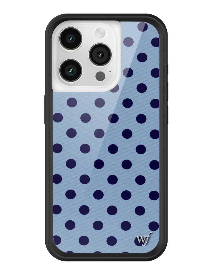 Polka Dot | Blue and Navy Blue iPhone Case