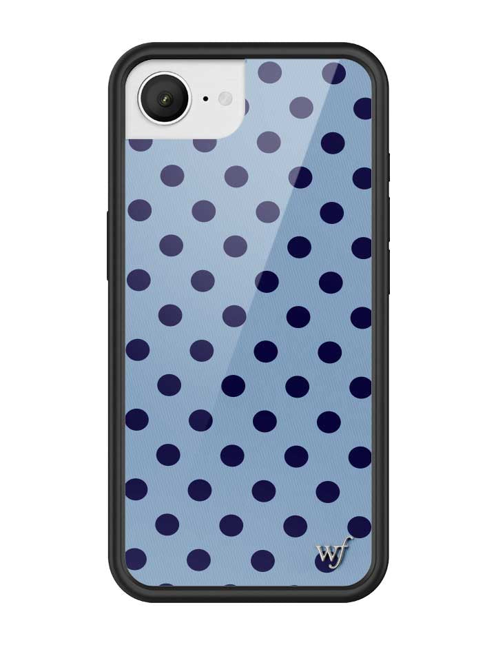 Polka Dot | Blue and Navy Blue iPhone Case
