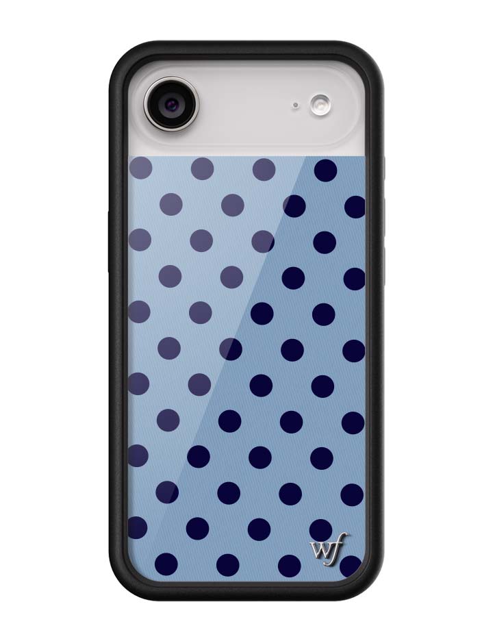 Polka Dot | Blue and Navy Blue iPhone Case