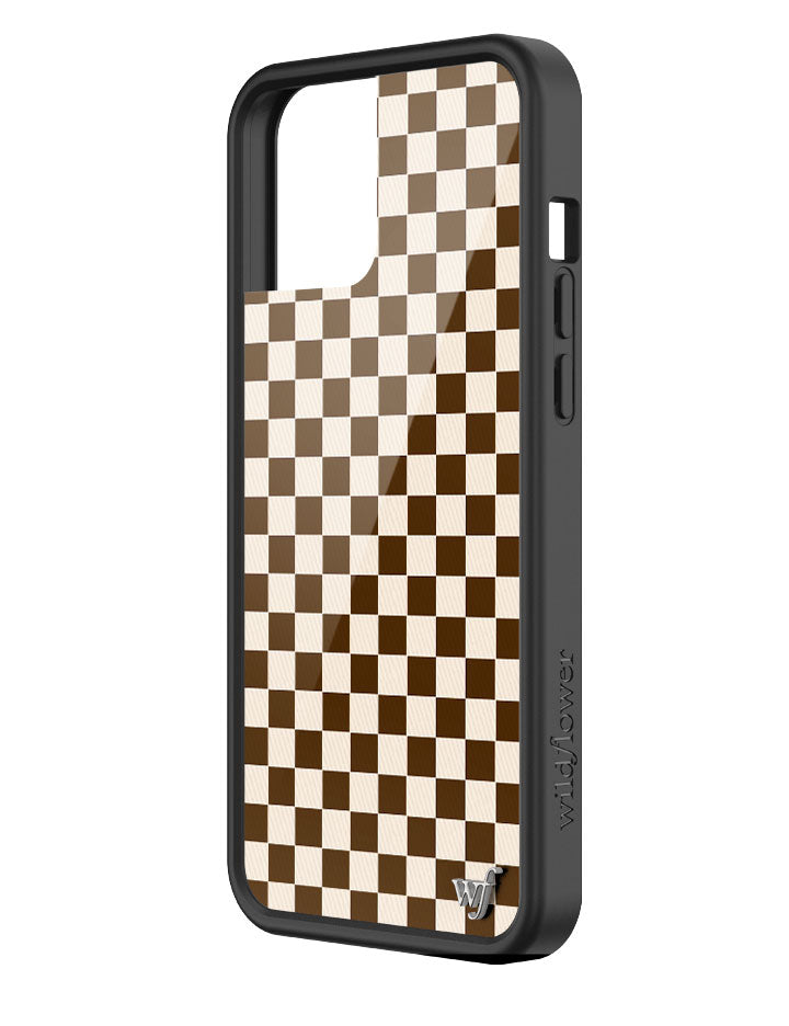 Checkers | Brown iPhone Case