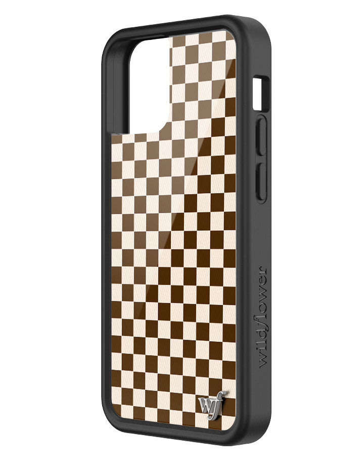 Checkers | Brown iPhone Case
