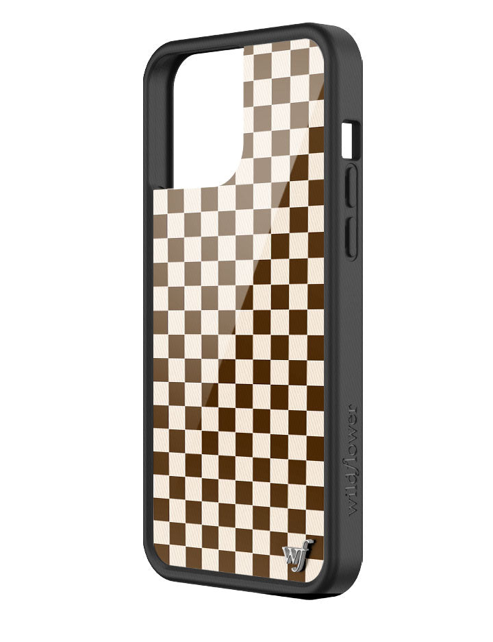 Checkers | Brown iPhone Case