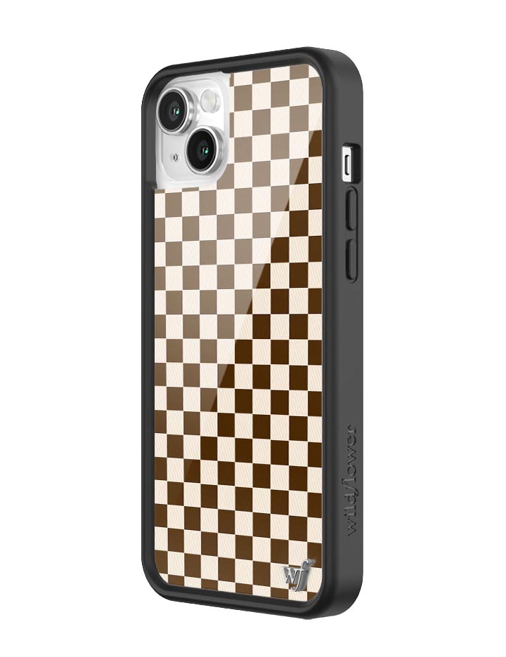 Checkers | Brown iPhone Case