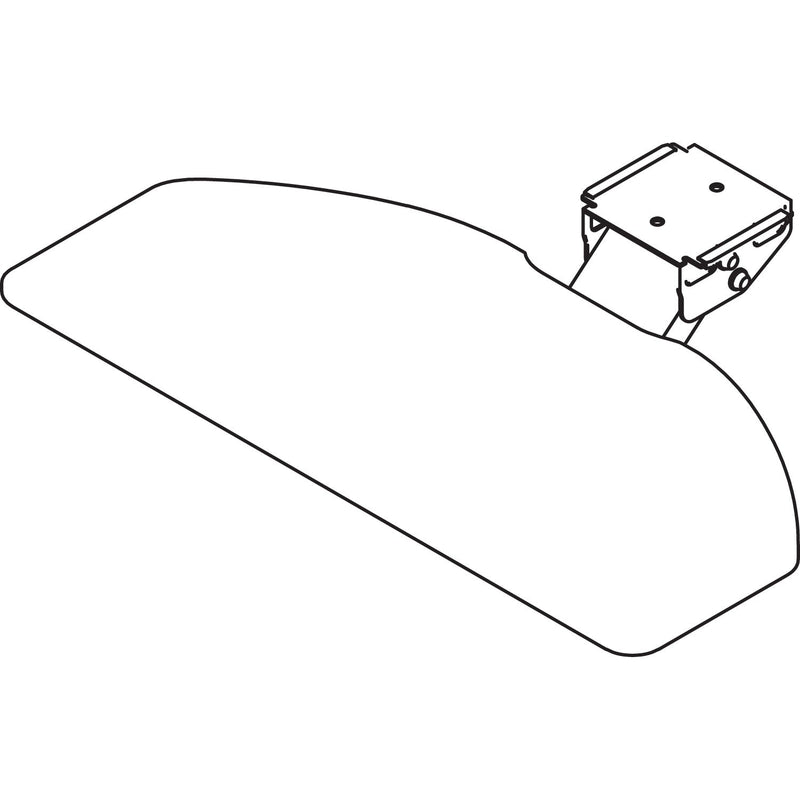 Bush Articulating Keyboard Tray Accessory, 24.63w x 22.25d, Galaxy