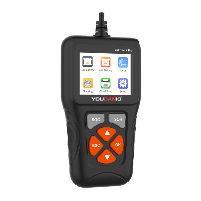 Voltcheck Pro | Digital Battery & Charging System Tester Analyzer | UCAN-VOLT-II