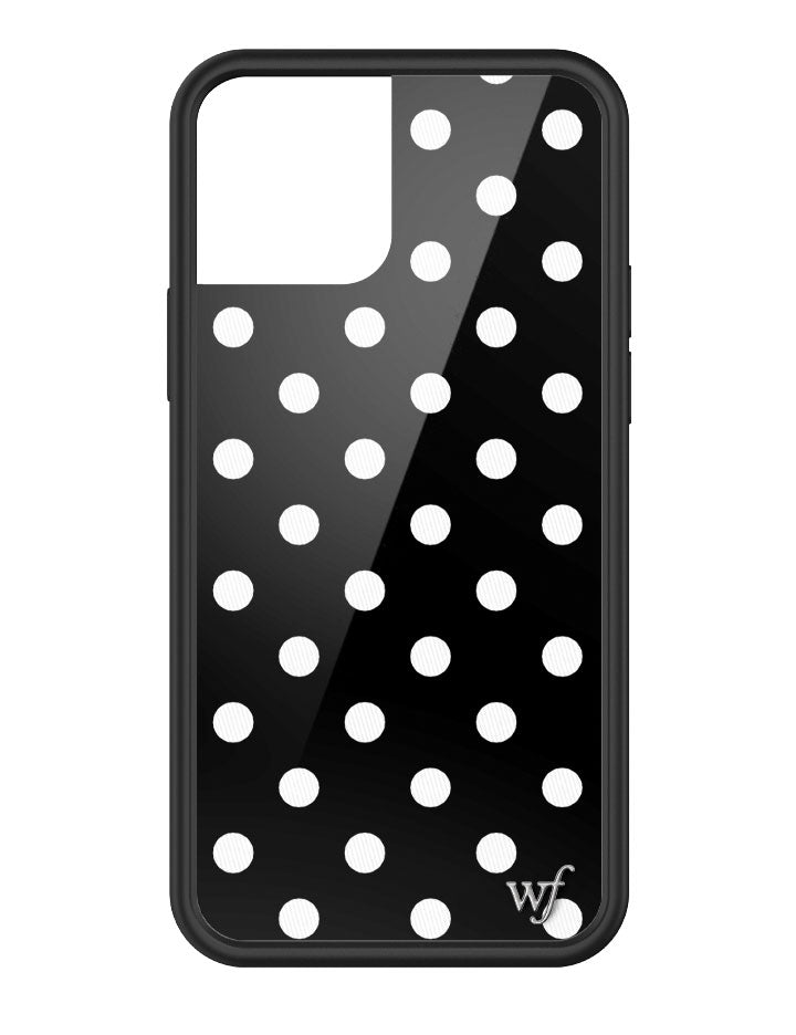 Polka Dot | Black and White iPhone Case