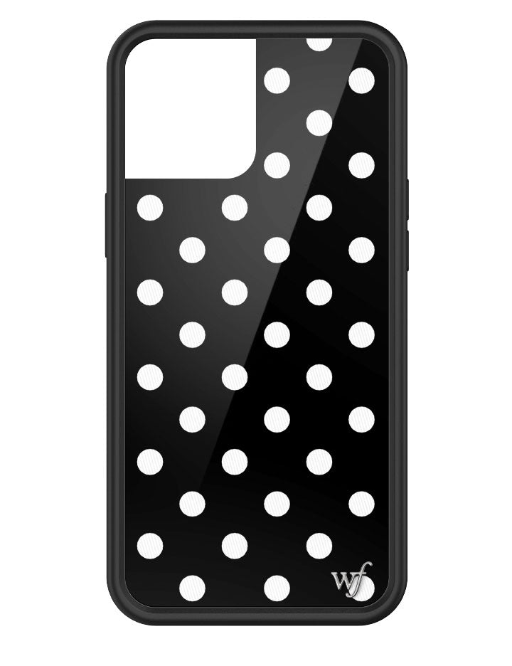 Polka Dot | Black and White iPhone Case