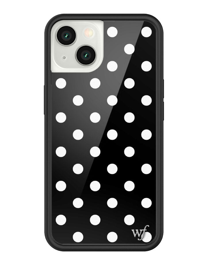 Polka Dot | Black and White iPhone Case
