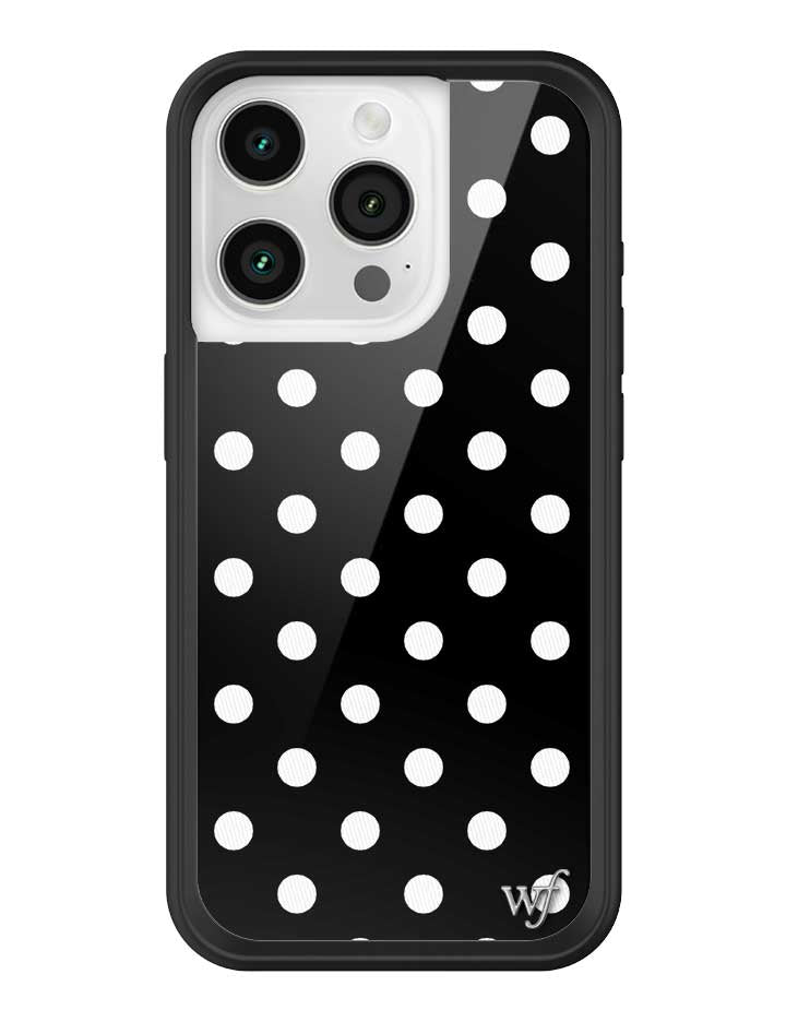 Polka Dot | Black and White iPhone Case