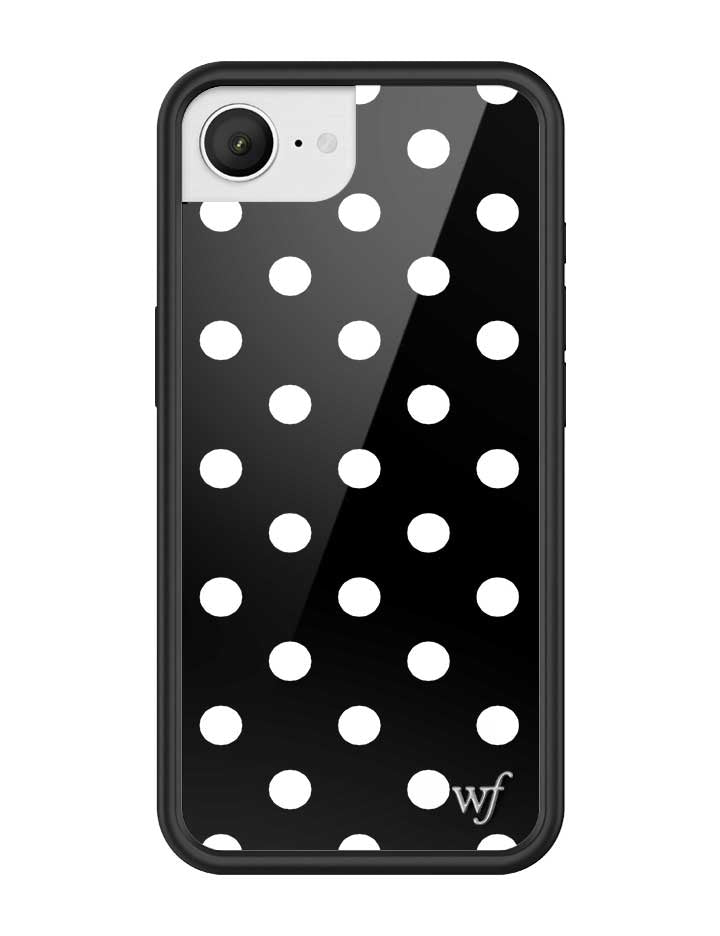 Polka Dot | Black and White iPhone Case