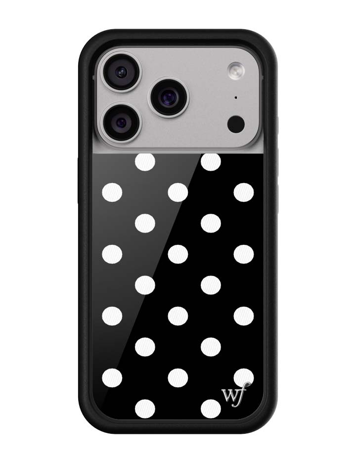 Polka Dot | Black and White iPhone Case
