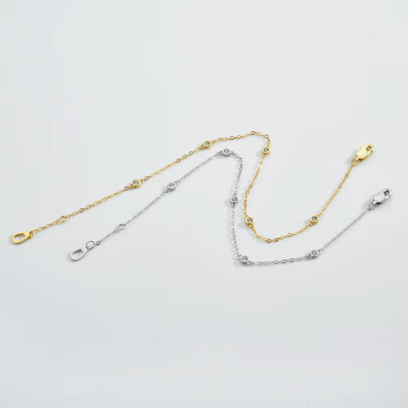 Cosmic Halo Bezel Classic Cubic Zirconia Bracelet