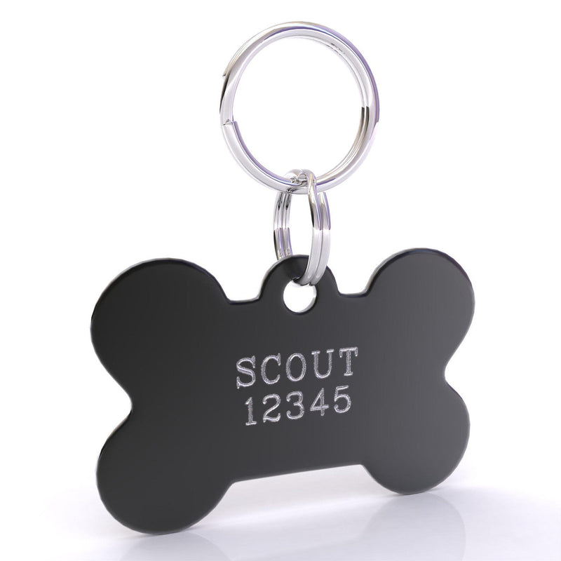 HyperLite Bone Dog ID Tag with Engraving