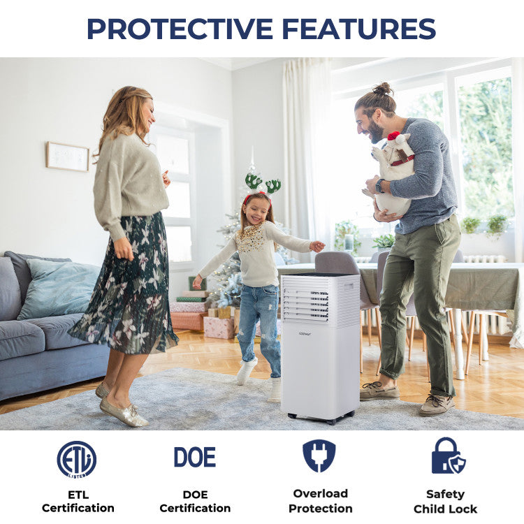 10000 BTU Air Cooler with Fan and Dehumidifier Mode