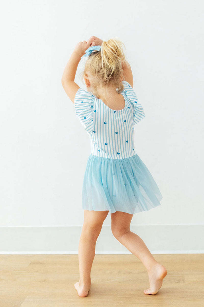 Blueberry Kisses S/S Twirl Leotard