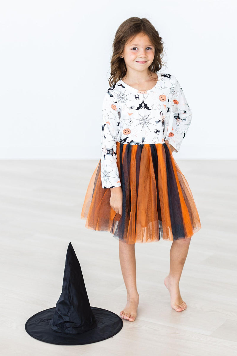 Boo-tiful Halloween L/S Tutu Dress