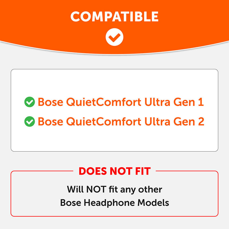 Bose QuietComfort Ultra Gen 1 & Gen 2 Earpads - WC PadZ QC Ultra