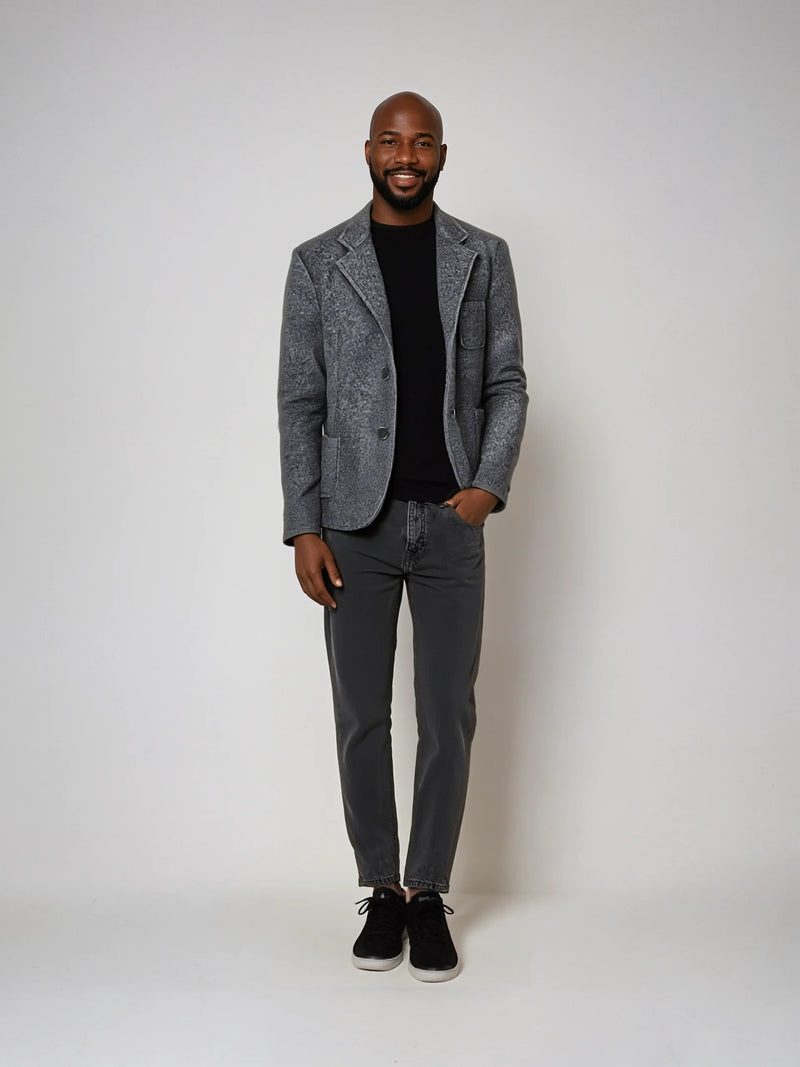 Boiled Wool Blazer
