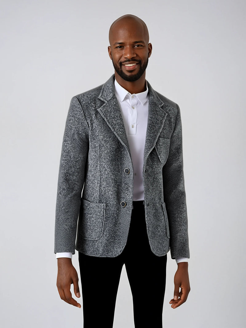 Boiled Wool Blazer