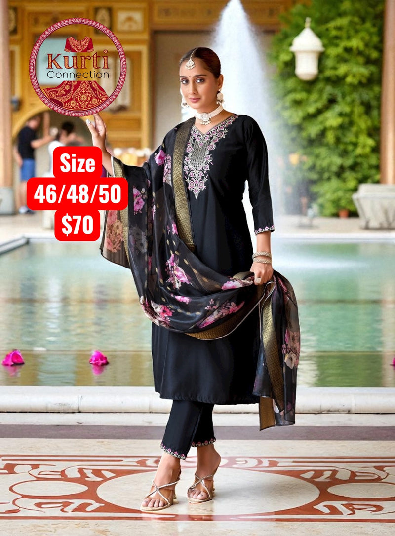 Malhar : Plus size Kurti sets Size 48