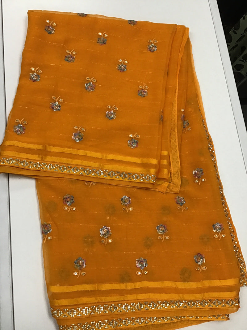 Chiffon saree
