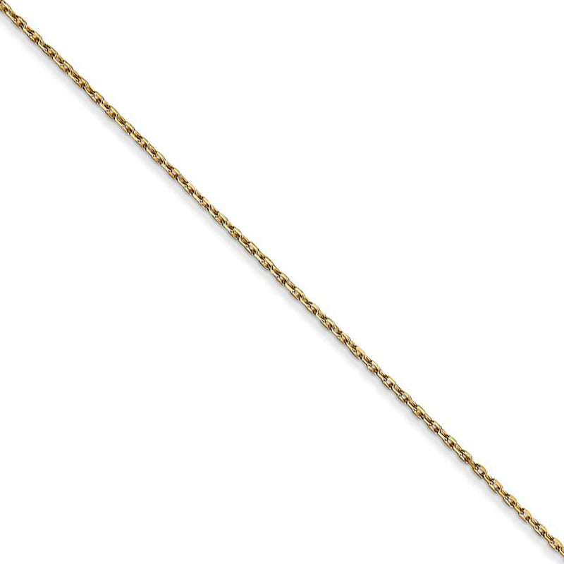 14k Yellow Gold Polished Running Horse Necklace