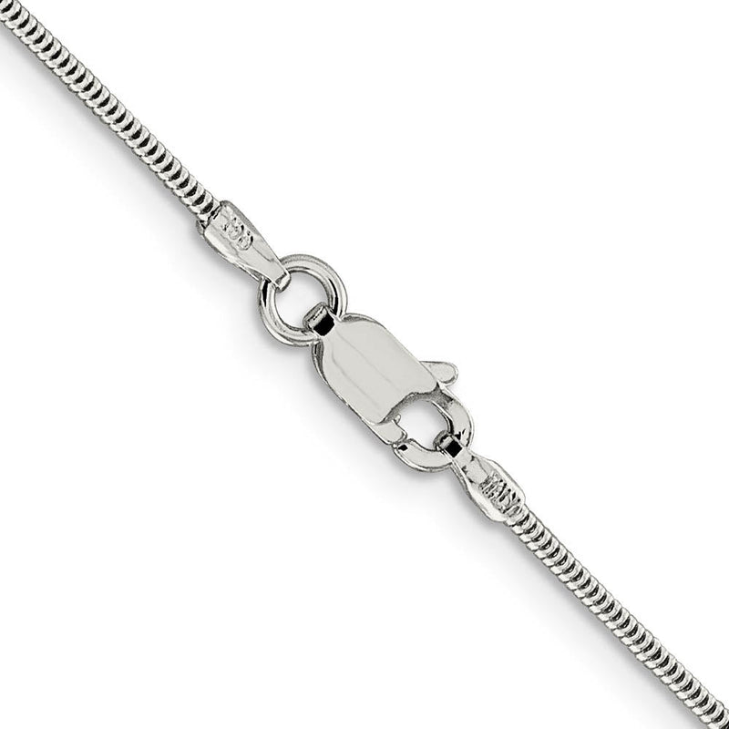 1mm Sterling Silver Classic Solid Cable Chain Necklace
