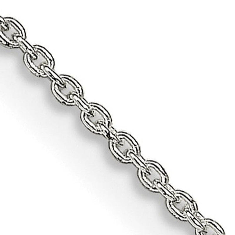 1mm Sterling Silver Classic Solid Cable Chain Necklace