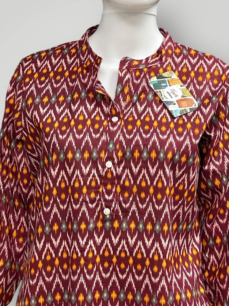 Short kurti | printed cotton tunic