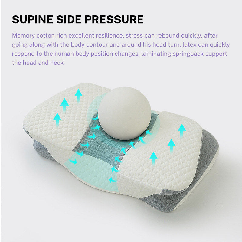 Memory Cotton Butterfly Pillow for Cervical Spine Protection