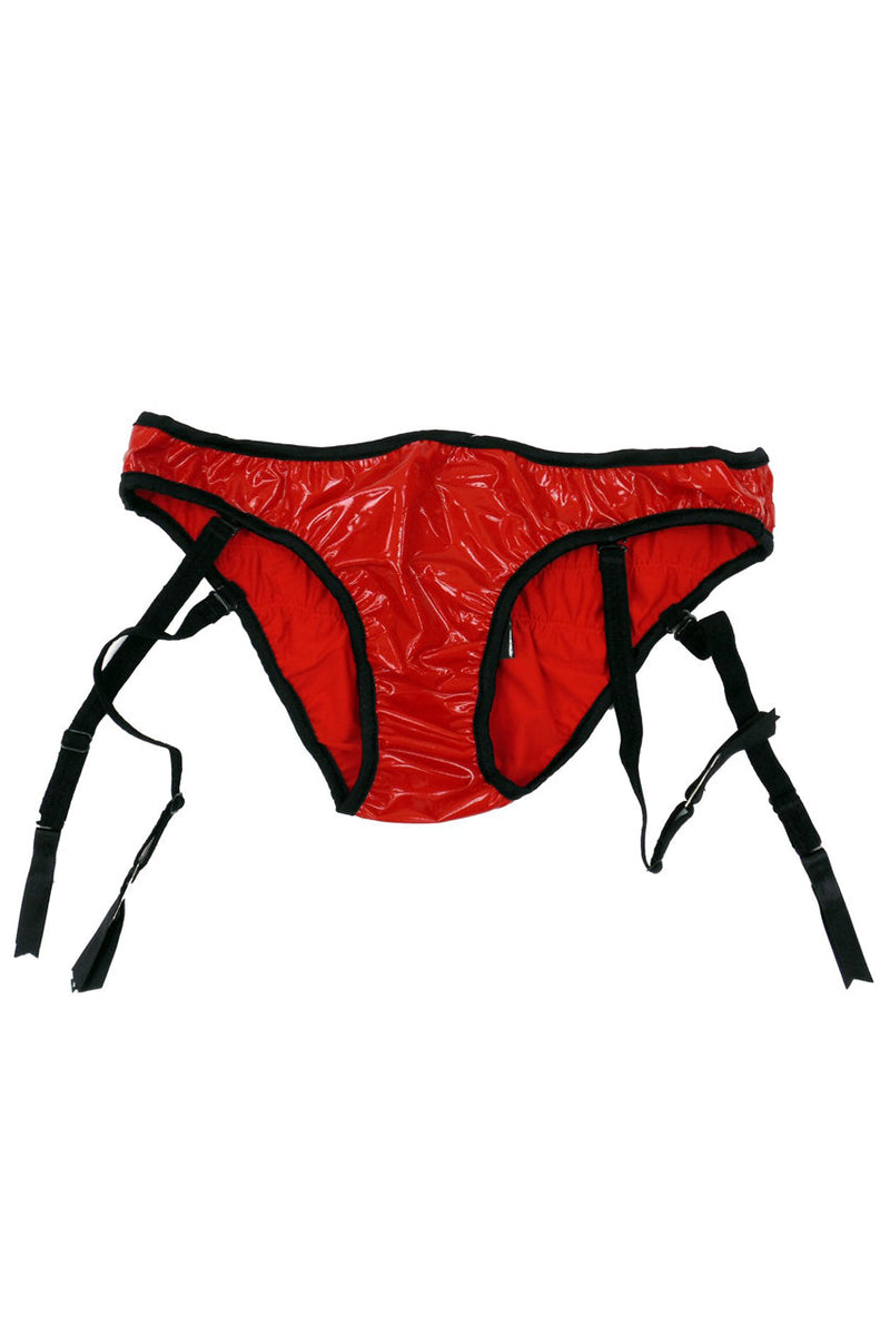 Vinyl Garter Panty