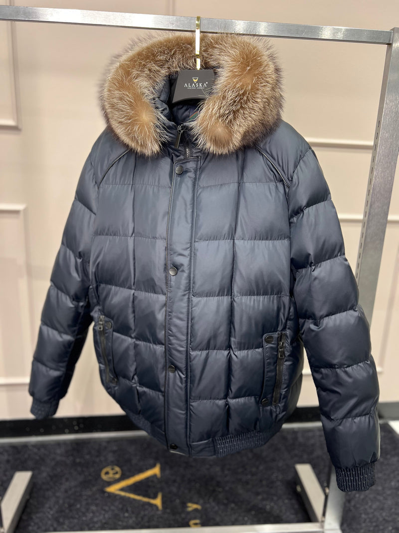 Genuine Fur Trim Sorona® Insulated Puffer Jacket