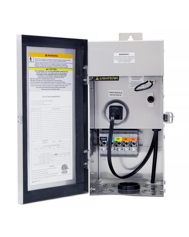 150W Landscape Transformer - Low Voltage Multi-Tap (12V-13V-14V-15V)