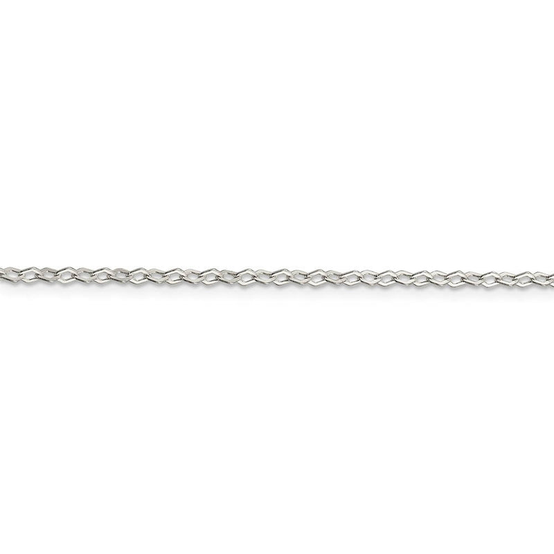 2.25mm Sterling Silver, Fancy Pendant Chain Necklace, 20 Inch