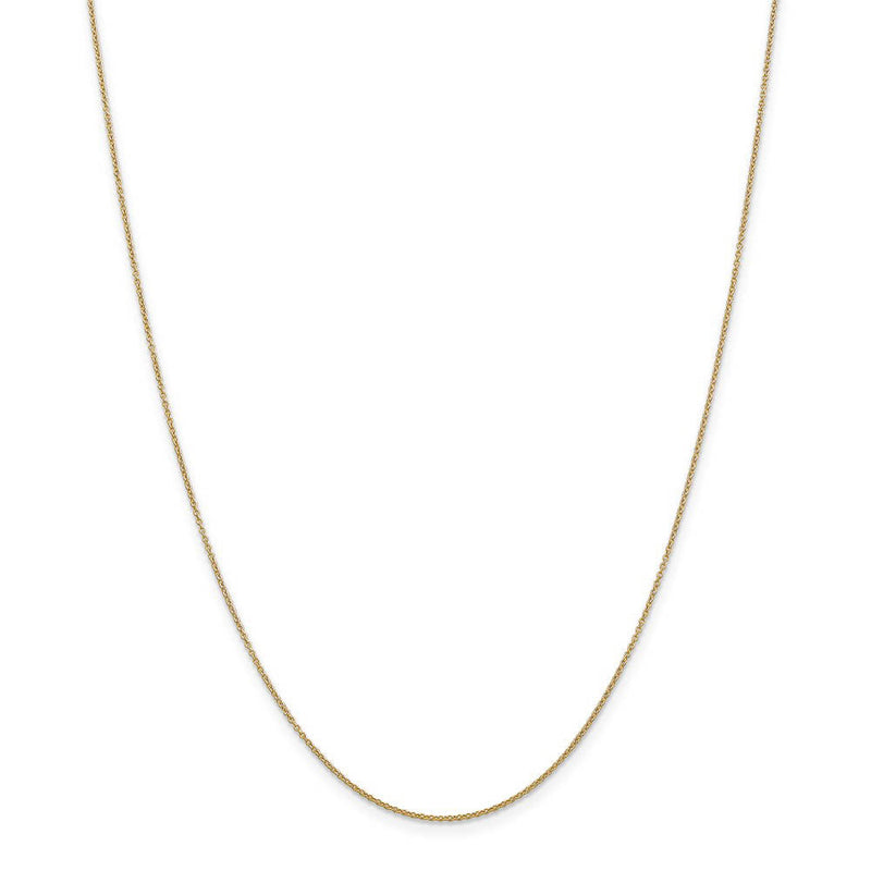 14k Yellow Gold Horse Shoe (9mm) Necklace