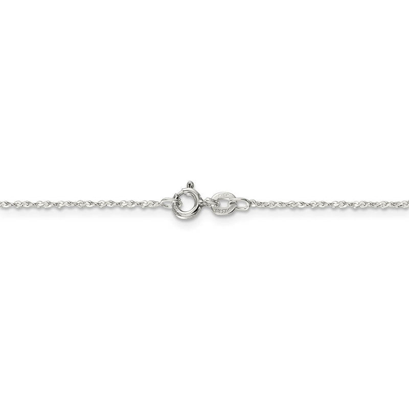 0.5mm, Sterling Silver, Twisted Serpentine Chain, 18 inch