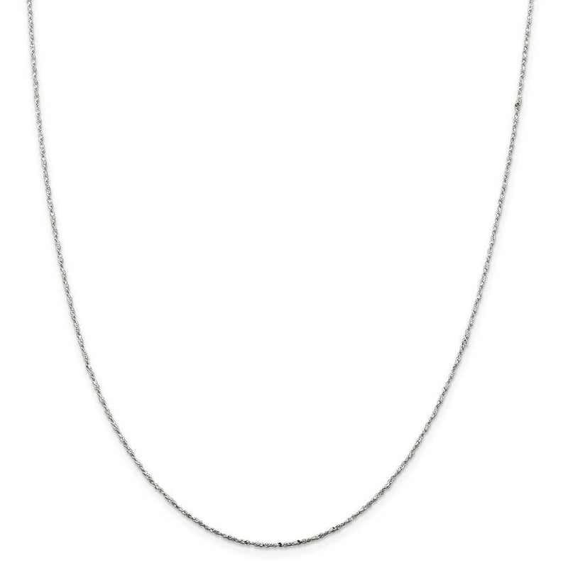 0.5mm, Sterling Silver, Twisted Serpentine Chain, 24 inch
