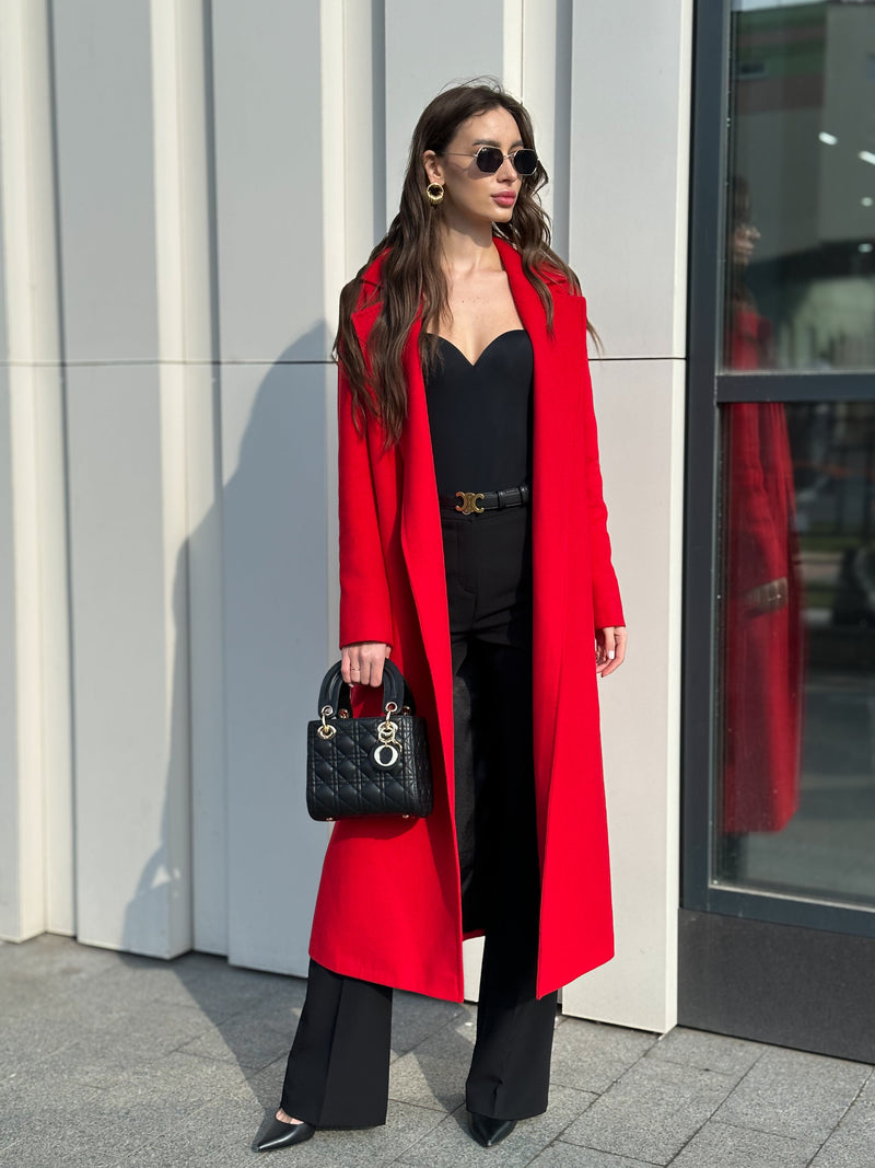 Astoria Classic Wraparound Wool Blend Overcoat