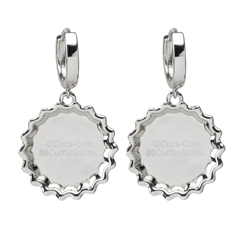 Diet Coke Bottle Cap Dangle Earrings
