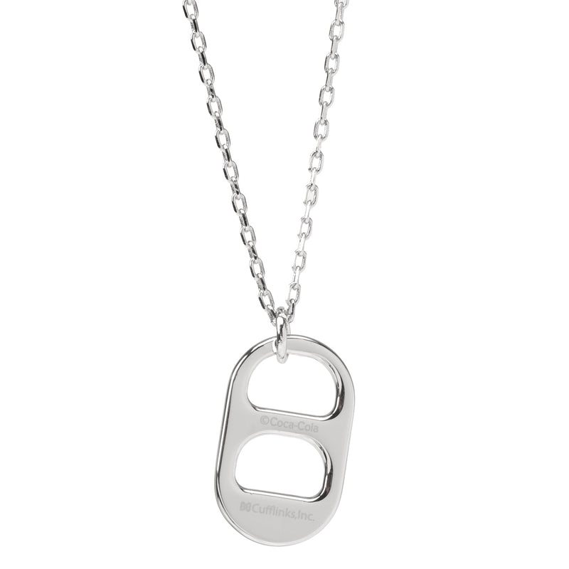 Diet Coke Tab Silver Necklace