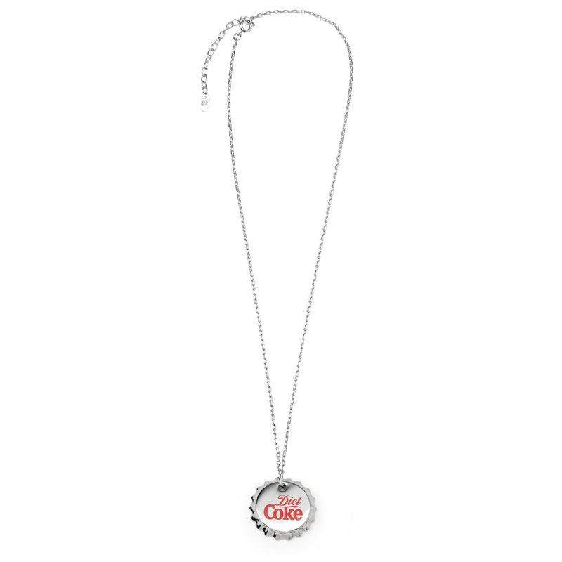 Diet Coke Bottle Cap Red Necklace