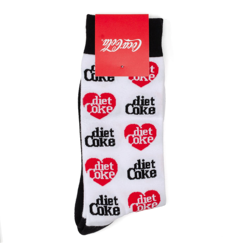 Diet Coke White Dress Socks