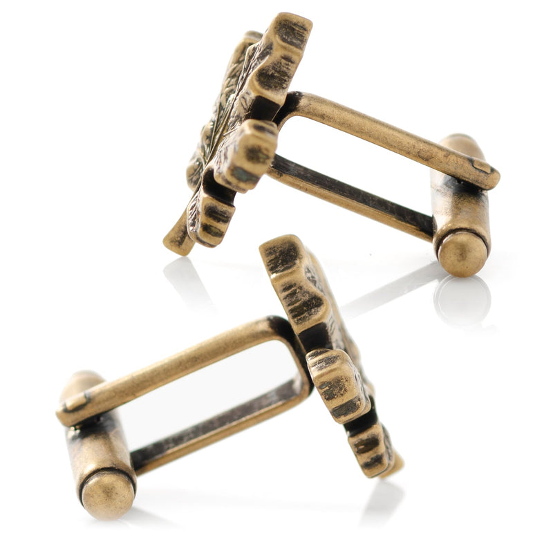 Maple Leaf 3D Cufflinks